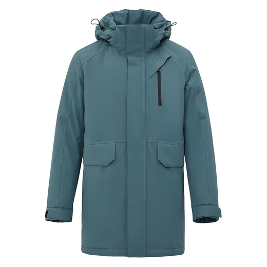 Xue Zhongfei [Off-season clearance] Hot fashion warmth and cold casual and versatile warm down men's down jacket for women duck down deep steel blue 5087-833 XL /180