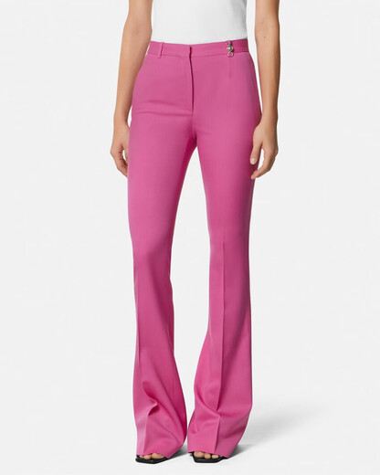 范思哲（VERSACE） 25FW 羊毛长裤 女士 图色10131581A12595 20 |    IT-40 New