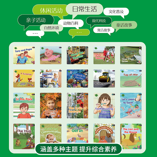 海尼曼亲子时光分级阅读儿童英语早教启蒙gk小蝌蚪点读绘本支持小达人开口神器0-3-6岁幼儿学前英语学习 海尼曼亲子时光G1（65册）