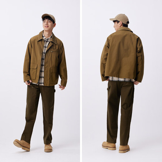 Semir pure cotton jacket men's Barn style work jacket men's corduroy jacket autumn loose top 101524108201