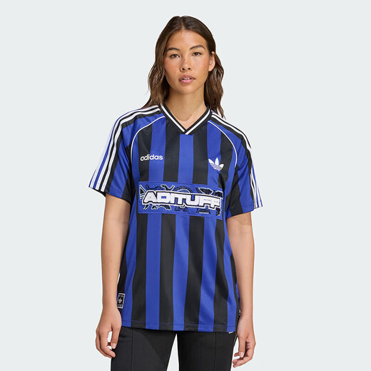 Adidas women's summer new style breathable round neck short-sleeved T-shirt sports casual and fashionable half CV9889 XXS