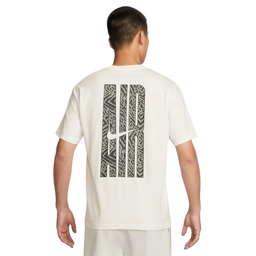 
Nike (NIKE) men's casual sports short-sleeved sweater HQ9249-133 white M