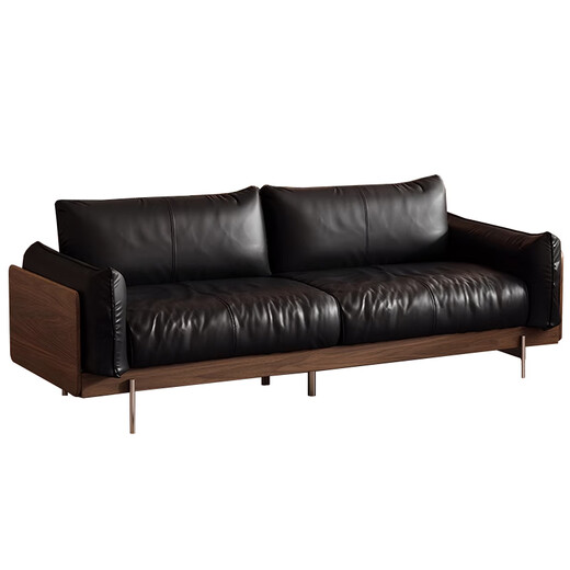 Sofá de madera maciza de madera Yushe Sala de estar South American Nuadura Sofá Sofá Sofá en línea Muebles 689#