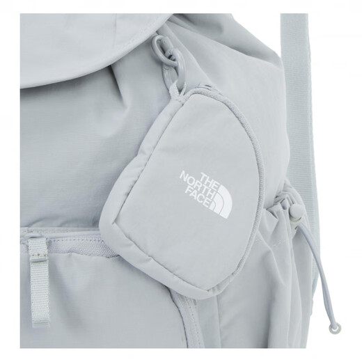 North Face Breeze Fashion Logo Sac à dos en nylon imprimé pour les femmes gris gris froid gris