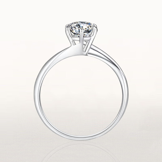 Star Eye Jewelry 18K gold diamond ring for women platinum diamond ring engagement wedding gift ring arm twisting for lover and wife during Chinese Valentine's Day 18K gold twisting arm - 50 points M-N color VS natural diamonds 9-20 circles can be noted