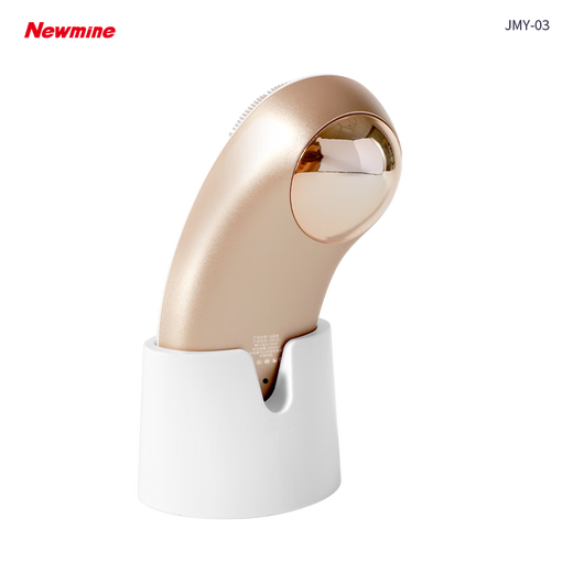 Newman JMY-03 Gesichtsreiniger, Silikon-Reinigungsbürste, thermische Massage, Tiefenreinigung der Poren, fünfstufige Vibration, wasserdicht, 4 mm, antibakteriell und feuchtigkeitsbeständig, tragbarer Make-up-Entferner, Schönheitsinstrument, Gesichtsreiniger