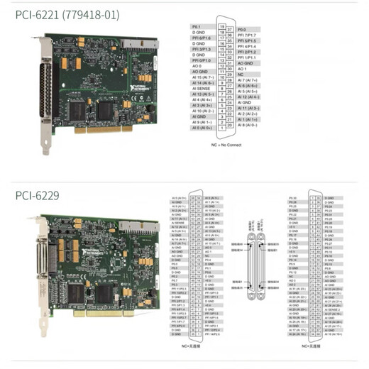 NI PCI-6221 Multifunktionales Geräte-E/A-Geräte-Datenerfassungskartenmessung 779066-01