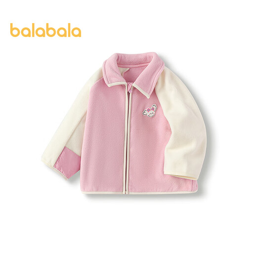 Balabala baby coat children's tops 2025 autumn clothing boys and girls outdoor soft plush clothes 209325105204