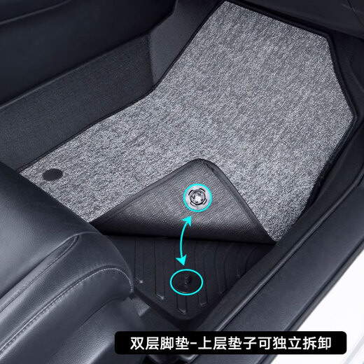 Heniu Volkswagen TPE Car Foot Pads vollständig eingekreist und modifiziertes Spezialzubehör Volkswagen Golf 678 einschichtige Fußpolster