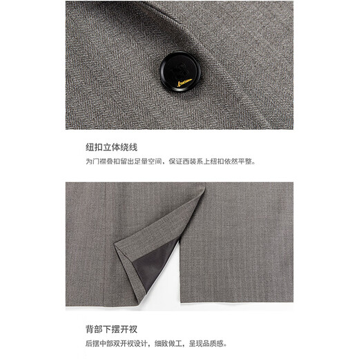 TPZBWG high-end brand suit suit set for men 2025 new business casual formal wear British style three-piece set brown gray two-piece set M