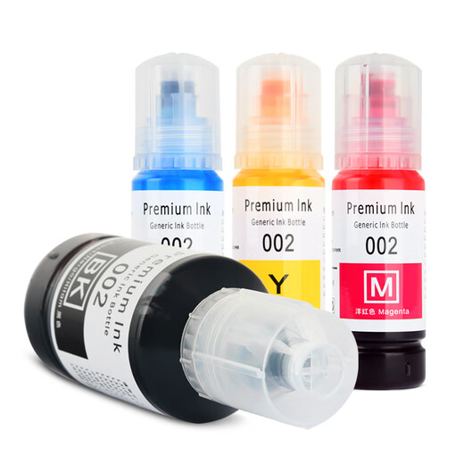 Lizhichuang is suitable for Epson L6276 ink 002 color L6268 L6278 L6279L6298 inkjet printer L14158 package 1 each of 4 color inks