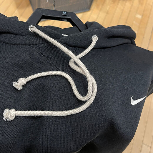 Nike (Nike) Offizielles Sweatshirt-Männer-Top für den Frühling Neues CNY Dragon Jahr Limited Fleece Casual Sportswear Kapuzenpullover HJ3882-010 Schwarz/helles Elfenbein Weiß XL