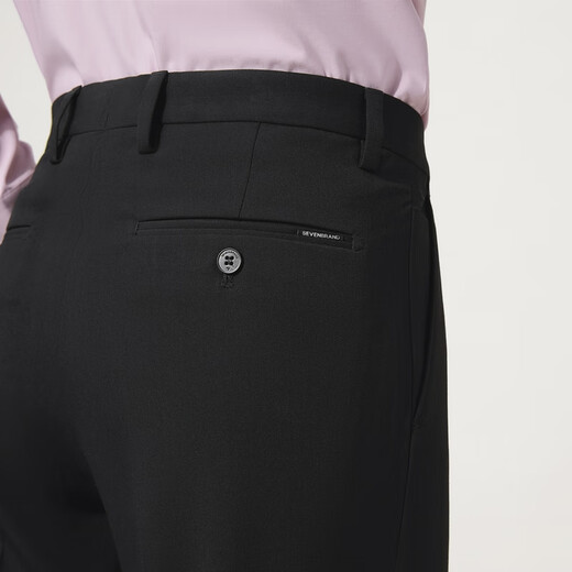 SEVEN (SEVEN) SEVEN worry-free trousers men's trousers 2025 autumn no-iron middle-aged business casual straight suit trousers