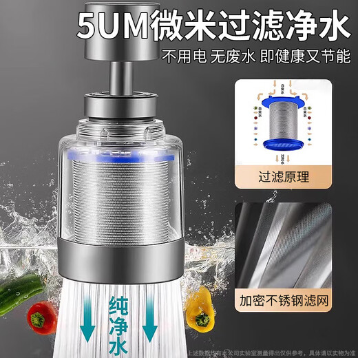 X-GRKE【德国】水龙头过滤器延伸器防溅水神器厨房龙头万向旋转通用接头