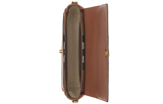 Burberry à carreau à carreaux en tricot en cuir en cuir en cuir en cuir à main le corps crossbody pour les femmes, brun de bouleau foncé, emballage de base (sac + sac à poussière)