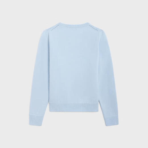 Celine Women's Hell Blue Cashmere Pullover RY02N317V.07UB XS