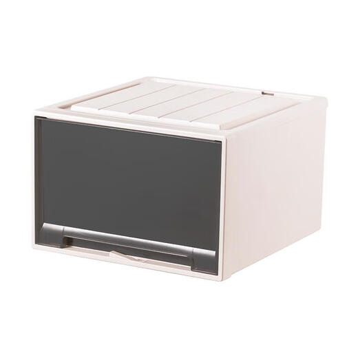 Sanqihu Garderobe Aufbewahrungsboxschublade Kleidung Aufbewahrungsbox Haushalt Kleidung Aufbewahrungsbox Kunststoff Transparent Unterwäsche Aufbewahrungsbox C3523 Tiefe 45*Breite 35*High 23cm Ein-Pack-Tee-Farb-Exportqualität/No Installation