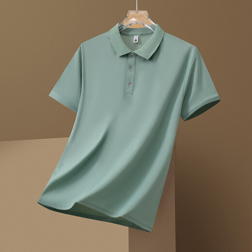 Camiseta de manga corta de cuello de polo judío para deportes de verano para hombres con una camiseta delgada de moda hepg-js-677 negro 3xl
