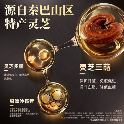 Jiuzhitang Taikang Tea Cordyceps Ganoderma lucidum nährt den Leberschutz und verbessert Immunitätsgeschenke High-End-Geschenke für Menschen Blue Hat-Zertifizierung