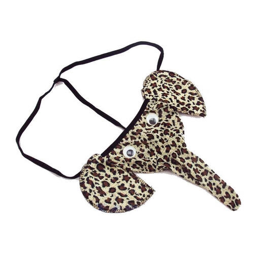 Banphis Large Size Men's Sexy Underwear Elephant T-Pants Cartoon Sexy T-Pants Men's Adult Suit Cherry Temptation Red