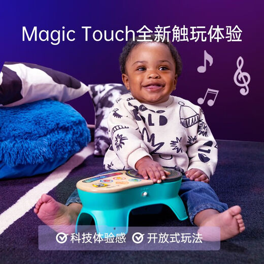 Dynamic DJ Music Station Children's Baby Early Education Toys Musical Instruments Men and Girls Touch Wood Board 6 Months + Dynamic DJ Music Station