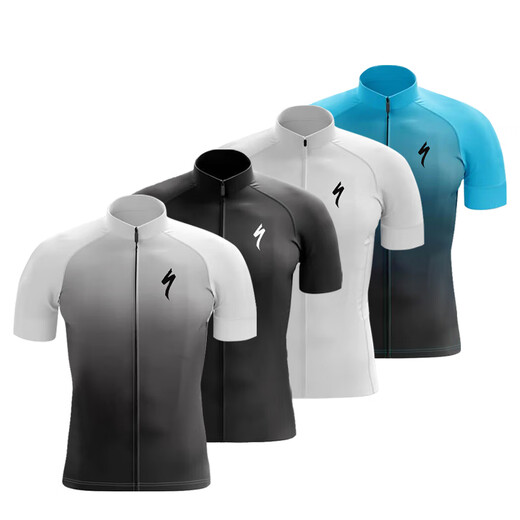 Lightning Lightning Gradient Cycling Suit Men's Summer Cycling Suit Breathable Sports Mountain Bike Cycling Windproof Vest 1 L