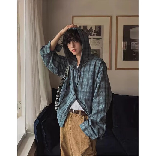 Summer new hooded sun protection jacket for men and women, ice silk breathable jacket for fishing and beach casual couple tops, dark gray XL