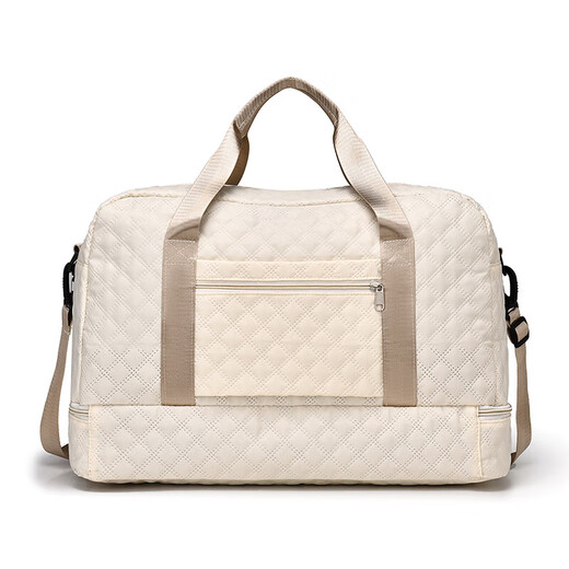 Travel bag for women, large capacity, lightweight and portable, maternity storage bag, short-distance swimming fitness bag, male student luggage bag, black