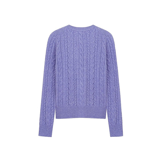 Teenie Weenie Bear Women's Wool Séter 2025 Autumn Nuevo cómodo Ségulo de cuello V de estilo academia de academia