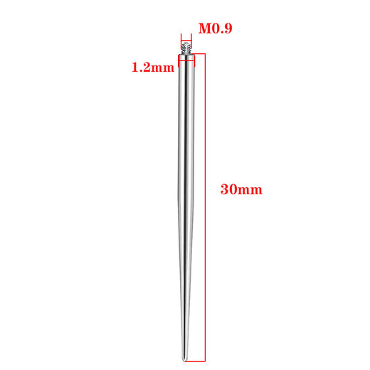 Tanbeiman Ear Hole Guide Needle, Lip Nail, Ear Bone Guide Rod, Umbilical Nail Piercing Needle, Lip Nail, Beginner's Piercing Guide Auxiliary Tool, 5 Pack, External Thread Model M0.9 - Suitable for 1.2mm Internal Thread Jewelry