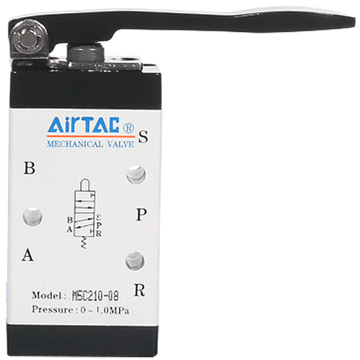 Yadeke mechanical valve M5PF/M5PP110/210-08/06 convex flat button type pneumatic switch M5PP21008R convex button type red