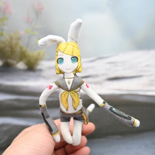 COOL VINE Virtual Singer Hatsune Miku Miku Gemini Accent Teto entourant Abstract Doll Mouse Dry Movable Ornements Movables Miku Yin 15 cm