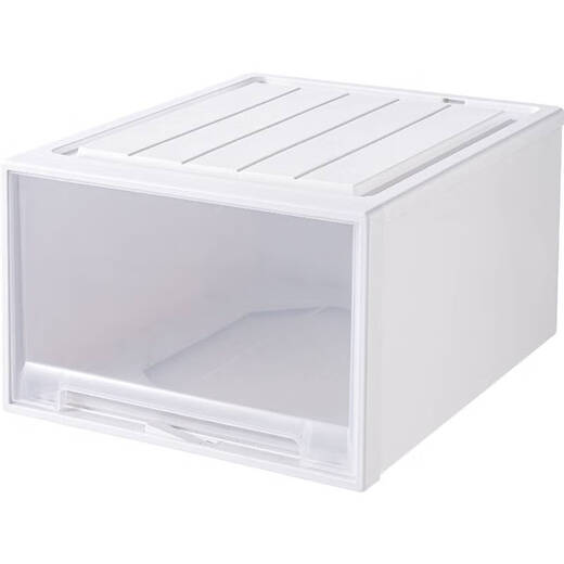 
Yonghuan Storage Box Drawer-style Home Wardrobe Storage Box Plastic Transparent Clothing Organizer Clothes Underwear Storage Box C3523 Depth 45 Width 35 Height 23 Transparent One Pack