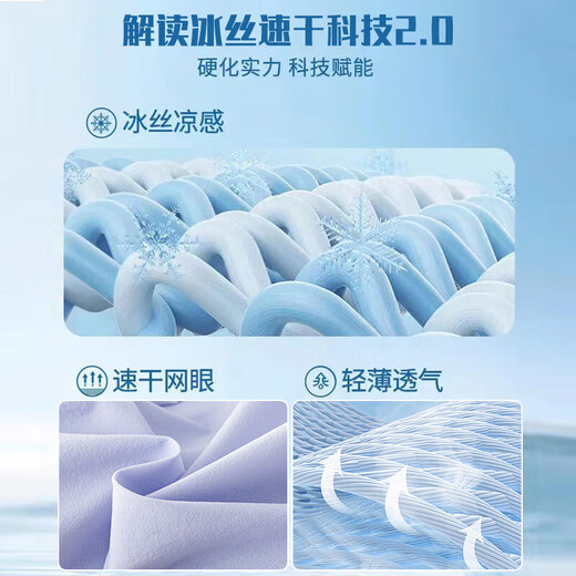 ONEDEW女童速干运动套装夏季儿童羽毛球网球训练服夏装中大童短 9889棉T白色+紫色短裤 130 cm