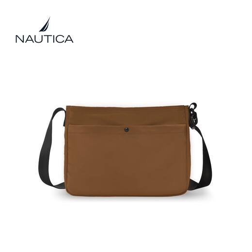 NAUTICA Cityboy style large-capacity casual commuting casual multi-messenger bag khaki