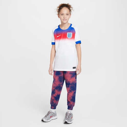 耐克（NIKE）官方男女童2025赛季英格兰队主场大童速干足球球衣FZ9197 405皇家宝蓝/白/白 140 S