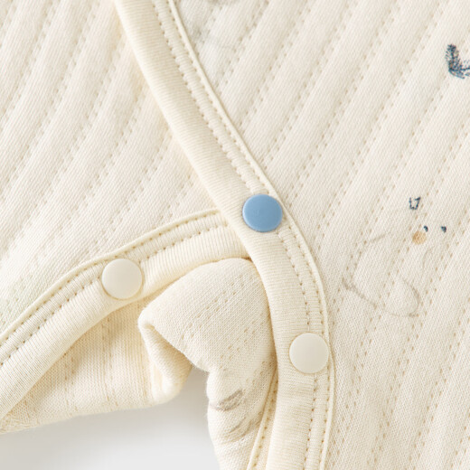 Tongtai (TONGTAI) baby butterfly clothing autumn and winter 0-6 months baby one-piece bodysuit TS43J184-DS blue 59cm