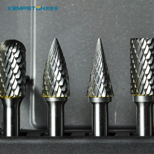 Capson Tungsten Carbide Rotary File Carbide Milling Cutter Metal Electric Grinding Head Electric File Head 6mm Double Slot D1049