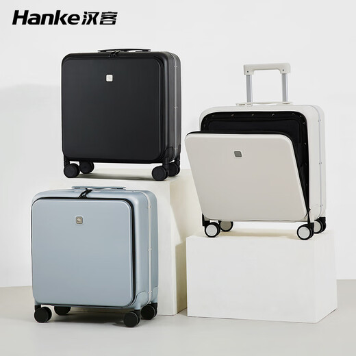 Hanke Front Side Open Cover Sutcase для женщин 20-дюймового малого 18 бизнес-алюминиевых рамных рамков.