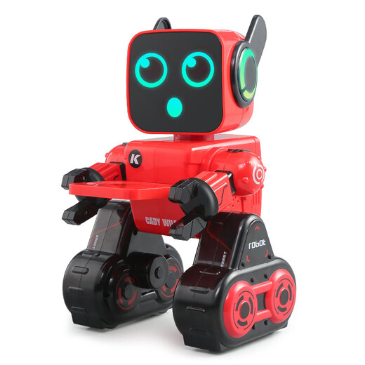 
JJRC Children's Intelligent Remote Control Robot Toys Puzzle Early Education Singing and Dancing 3-6-7 Years Old Charging Boy Gift White Upgraded Version (Smart Dialogue + Mobile APP) Upgraded Two Battery Packs