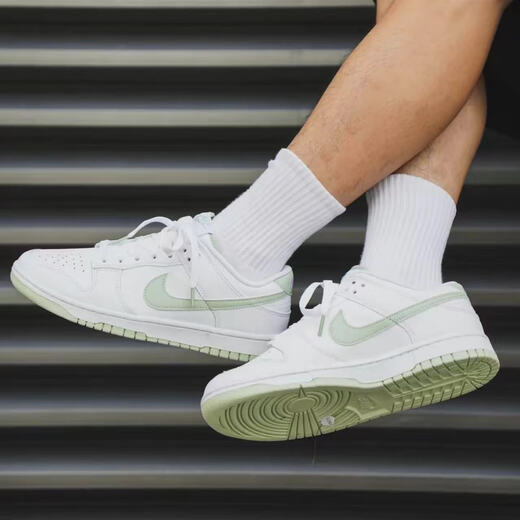 耐克（NIKE）Nike/ DUNK LOW 清新抹茶绿复古低帮运动休闲板鞋DV0831-105 DD1391-103灰白现货秒发 35 .5 只售正品假一b