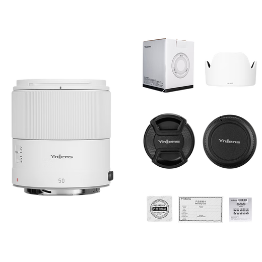 Yongnuo (YONGNUO) 50MM F1.8R DF DSM 50+ Specifications Autofocus R-mount full-frame lens 50MM F1.8R full-frame white