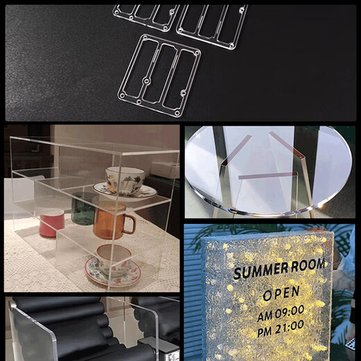 Mandelai acrylic board 30*40cm*3mm thick and highly transparent plexiglass board plastic board display frame