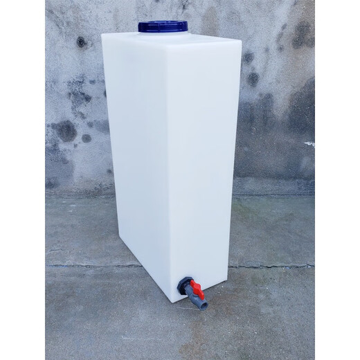 Großer runder quadratischer vertikaler Wassertankausrüstung Flach Plastikauslass Eimer Wasserabfluss Handwaschschale große Kapazität KC-80L Flach 340*340*695