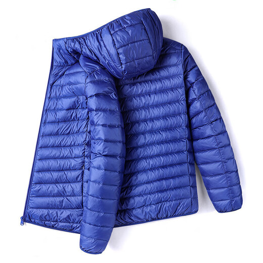 Zuosike Hommes Chaud Hiver Mince Soie Coton Veste en Coton Homme Court décontracté Col Montant Haut Papa Homme Coton Noir à Capuche 3XL