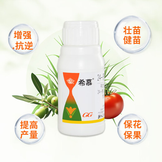 Guoguang Ximu 24 - epibrassinolide, a growth regulator for flower seedlings that preserves flowers and fruits, promotes growth, and removes pesticide damage Guoguang Ximu (brassinolide) 100 ml
