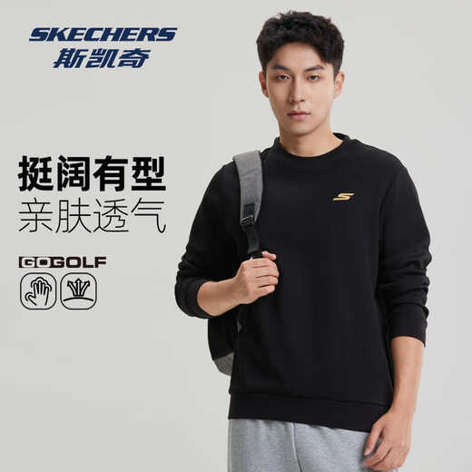 Антибактериальная толстовка Skechers 7A, новый универсальный пуловер с длинными рукавами на осень и зиму для мужчин и женщин, свободный удобный повседневный топ