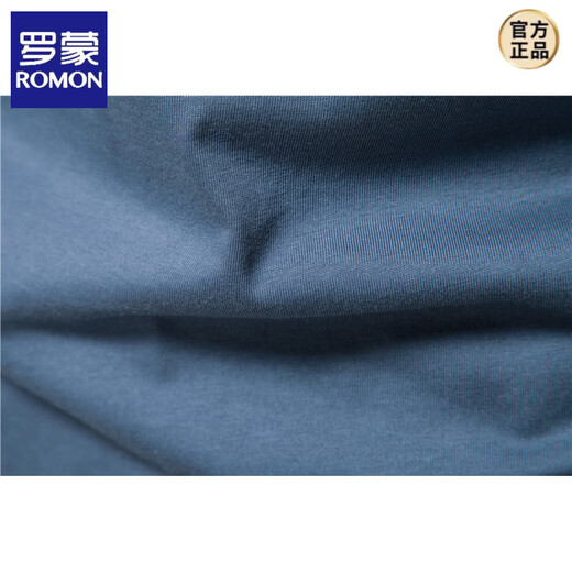 ROMON long-sleeved T-shirt men's pure cotton heavyweight army green Henry shirt bottoming shirt American spring and autumn round neck open collar top Army green L (weight 145-165Jin Jin equals 0.5 kg)