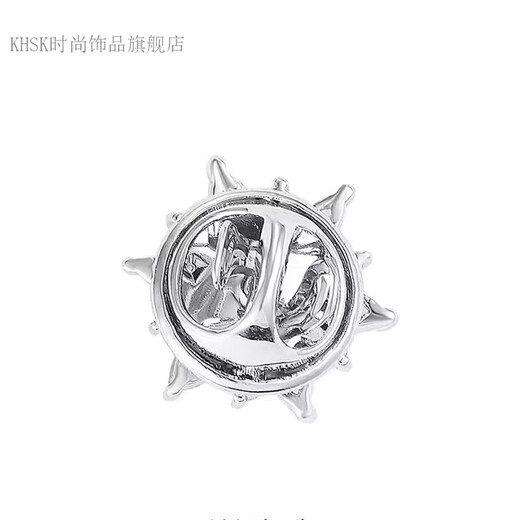 KHSK Old Phoenix 999 sterling silver pure silver brooch suit design niche corsage anti-exposure buckle simple accessories