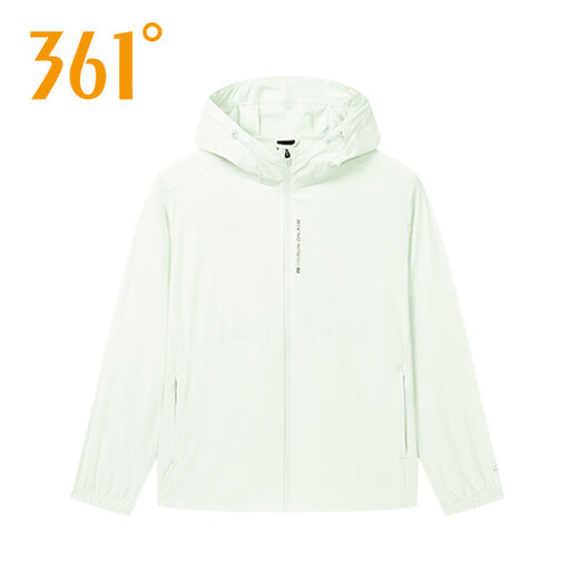 361 Мужская спортивная куртка, новинка лета 2025 года, ледяная дышащая солнцезащитная куртка с капюшоном, повседневная ветровка для бега, мужская морось, цвет M (170)